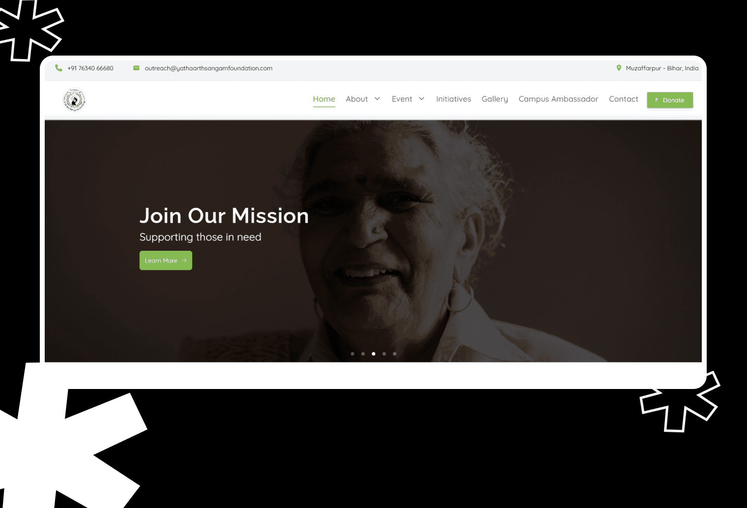 Yathaarth Sangam Foundation Website thumbnail