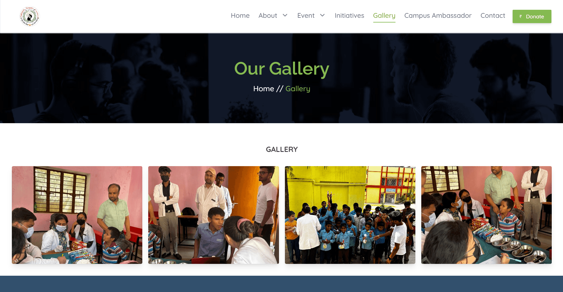 Yathaarth Sangam Foundation Website image 1