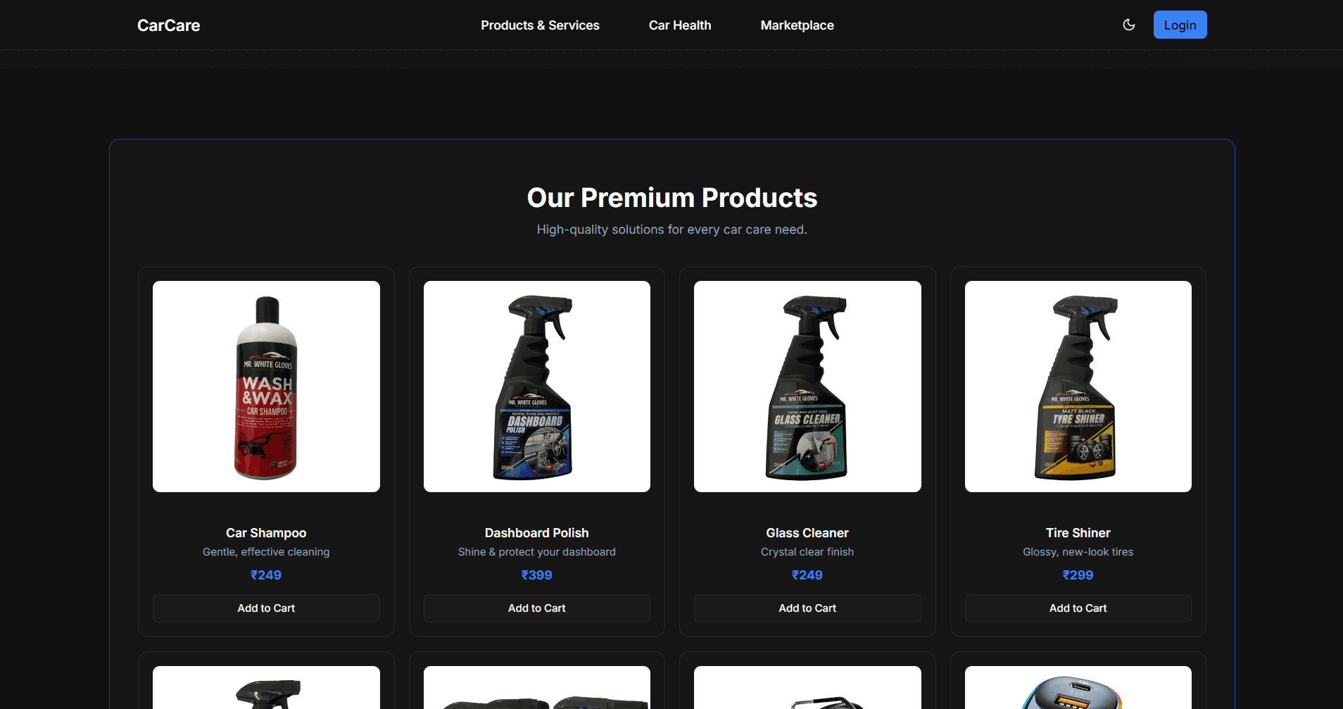 CAR CARE Platform image 1