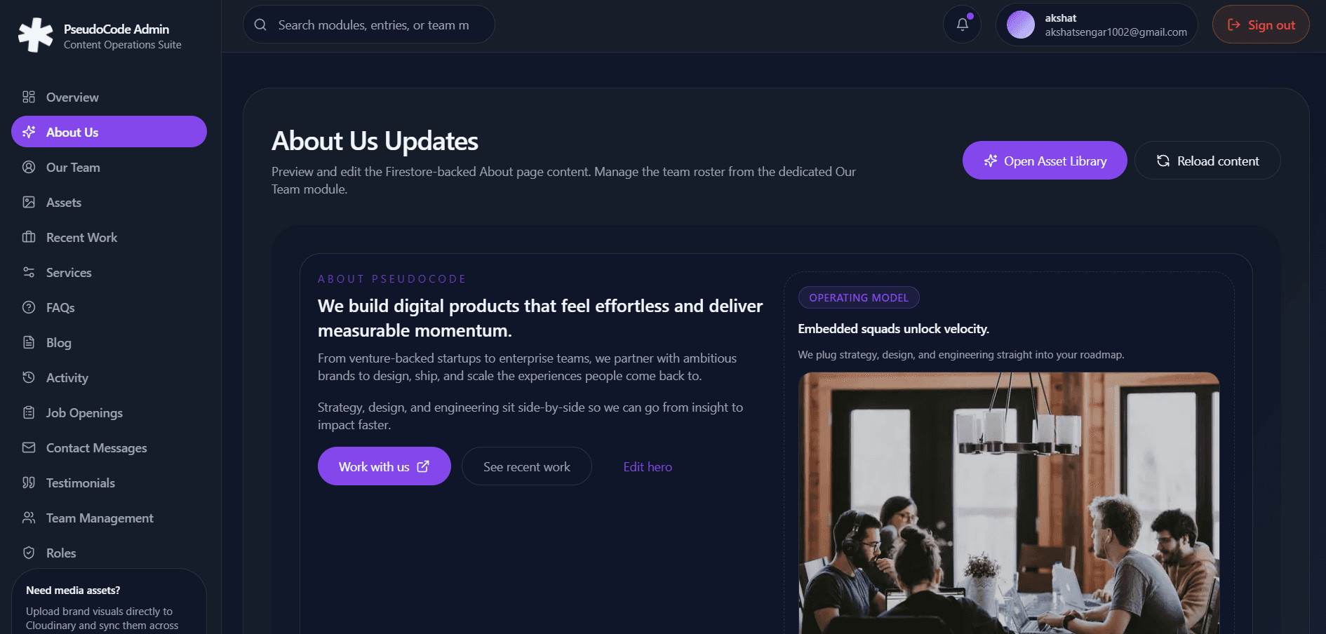 SaaS Analytics Dashboard image 1